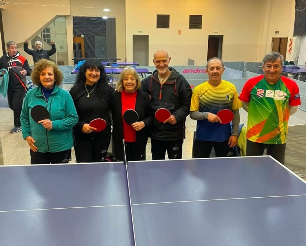 Hay equipo de Tenis de Mesa para los Juegos Evita 2026 para Adultos Mayores