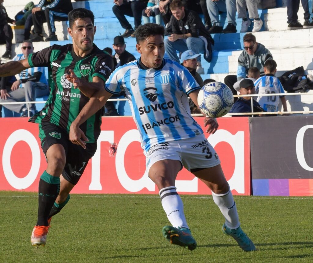 Racing no pudo con San Martín de San Juan en Nueva Italia