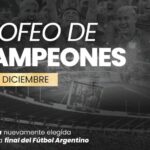 Córdoba Sede de Grandes Eventos: el Trofeo de Campeones se jugará en el Kempes
