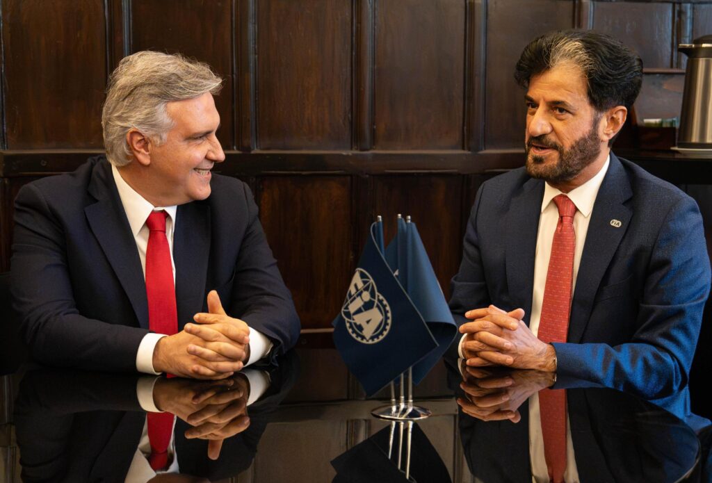 Llaryora se reunió con el presidente de la FIA: Córdoba avanza en las gestiones para volver a recibir al Rally Mundial