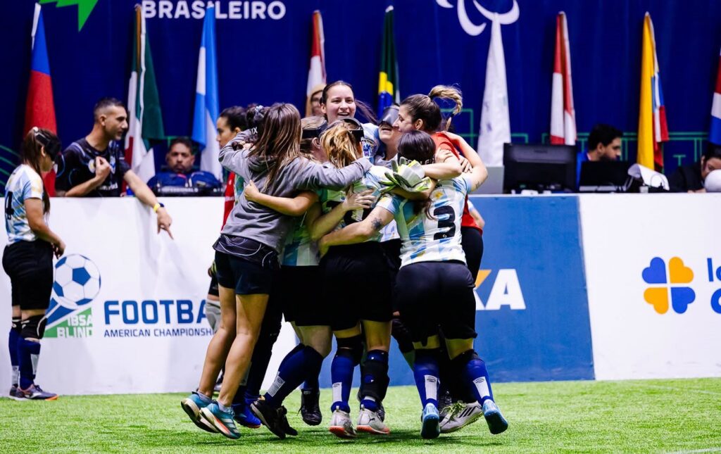 Las Murciélagas jugarán la final de la Copa América de fútbol para ciegas