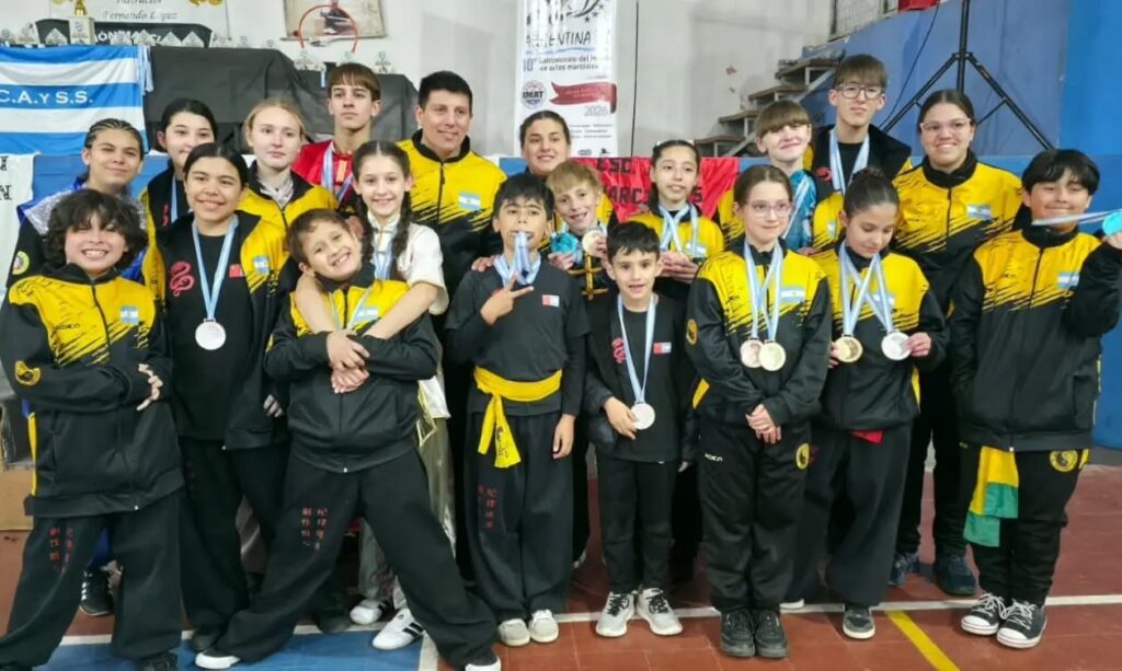 La escuela Si Ge Yuanzé de Wushu Kung Fu de Río Tercero presente en Salsipuedes