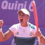 Luciana Moyano se quedó con el bronce en singles femenino