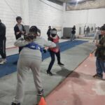 Torneo Preclasificatorio para los Juegos Evita en la sala de Esgrima del Mario Kempes