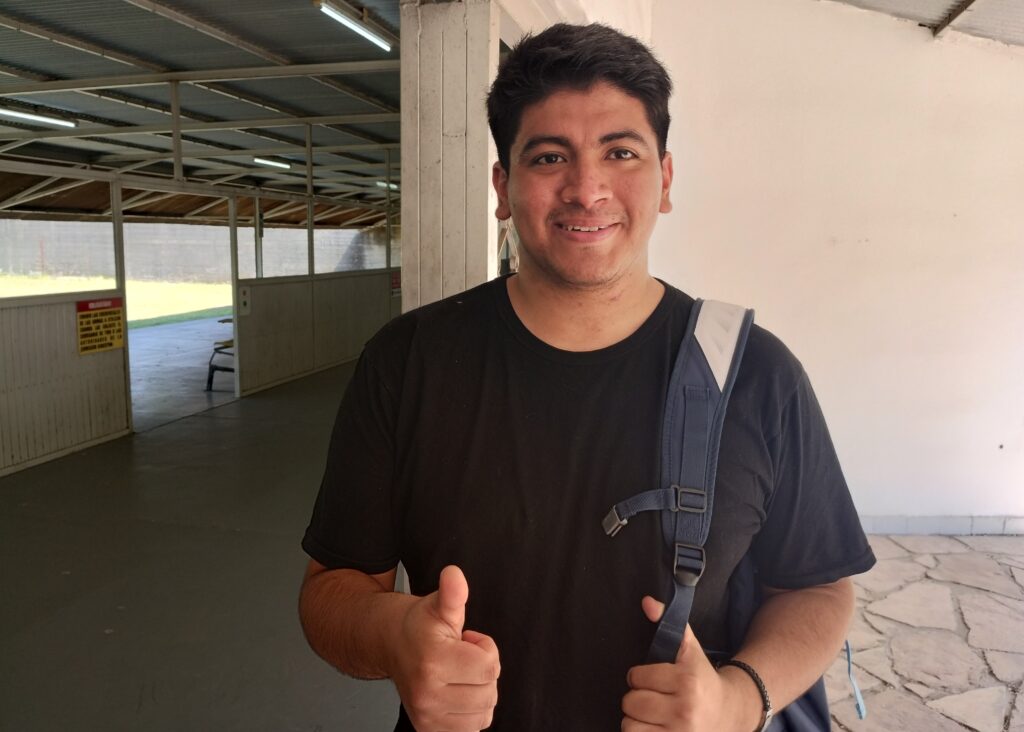 Julián Gutiérrez ganador de dos medallas de oro en los Suramericanos estuvo en el Tiro Federal Córdoba