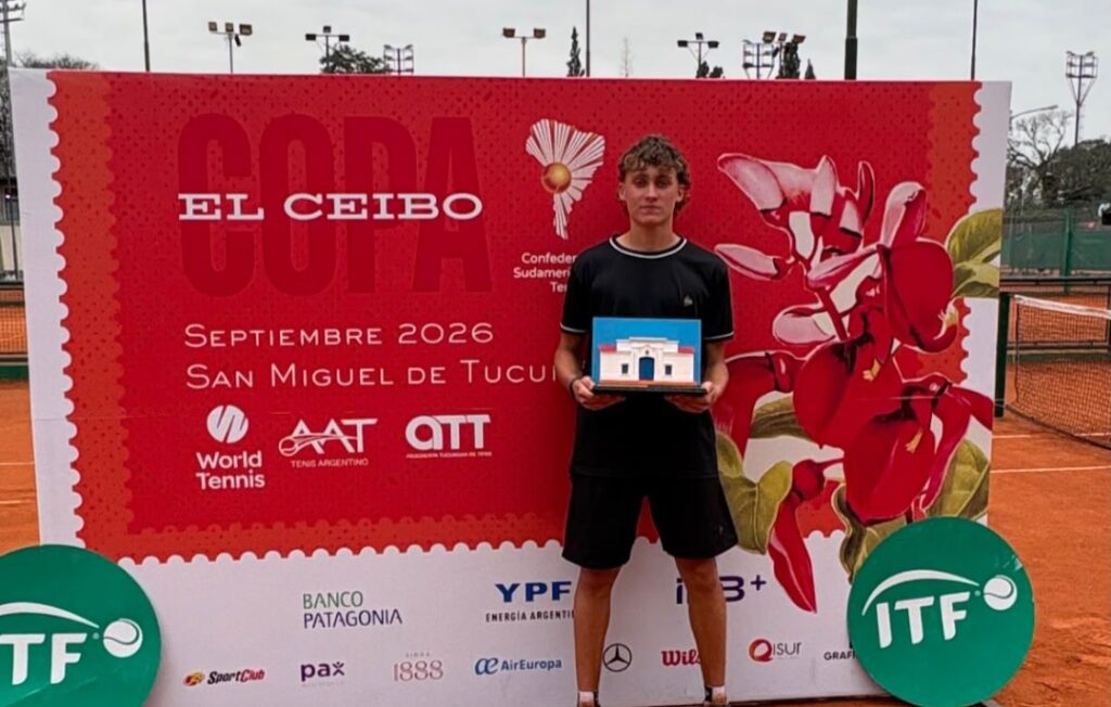 Augusto Prato se consagró Campeón de la Copa El Ceibo en el Tucumán Lawn Tennis