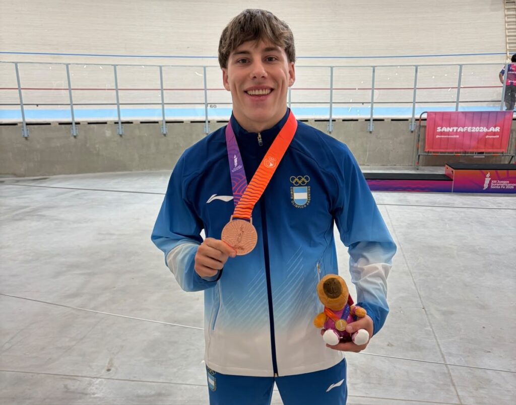 Iñaki de bronce en Los Juegos Suramericanos Santa Fe 2026
