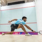 El cordobés Jeremías Azaña medalla de bronce en el Squash de los Juegos Suramericanos