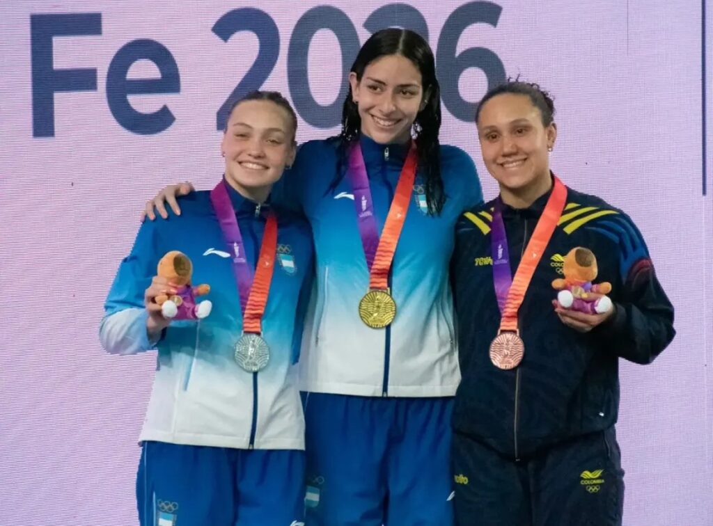 Malena Santillán ganó la medalla de oro y batió récord sudamericano