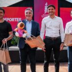 El gobernador Martín Llaryora estuvo en Rosario en los XIII Juegos Suramericanos 2026