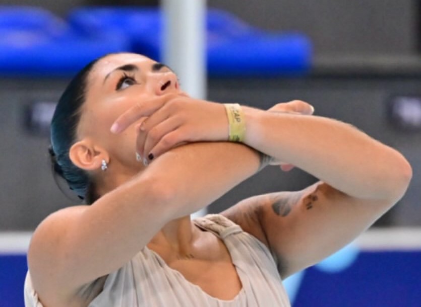 La patinadora de San Francisco, Jazmín Salomón 10° puesto en el Campeonato Nacional de Patinaje Artístico