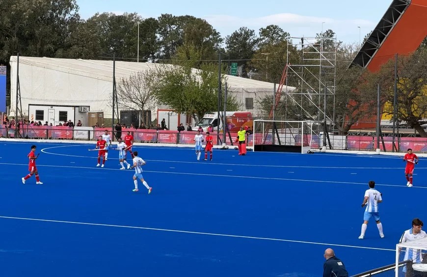 Tremenda paliza: Los Leones golearon a Perú en el debut de los Juegos Suramericanos