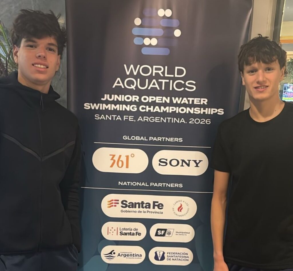 Mundial Juvenil de aguas abiertas: Cordobés Mateo Mayer quedó entre los 6 mejores nadadores