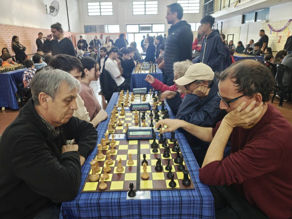 Se disputó el 4ª fecha de la Liga Municipal de Ajedrez