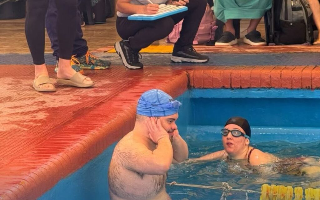 Olimpiadas Especiales Argentina de Natación en el Polideportivo General Paz