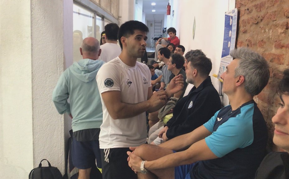 La Docta fue el escenario del squash de Jeremías Azaña el número 1 de Córdoba