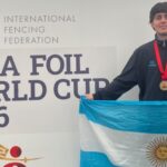 Emanuel Cena, el cordobés campeón de la Copa del Mundo de Esgrima en Lima