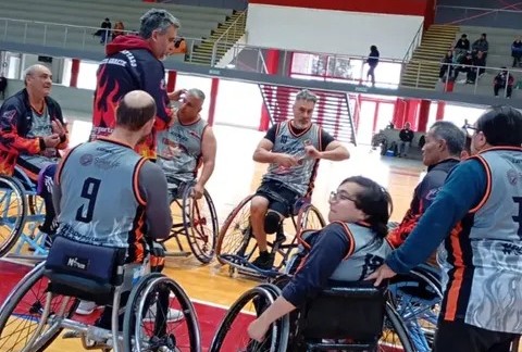 El Polideportivo Municipal de Alta Gracia recibe la Liga Nacional de Básquet Adaptado