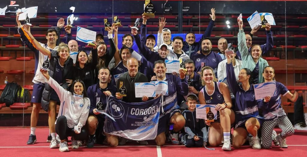 Córdoba tiene a sus protagonistas para disputar el Panamericano de Seniors de Pádel